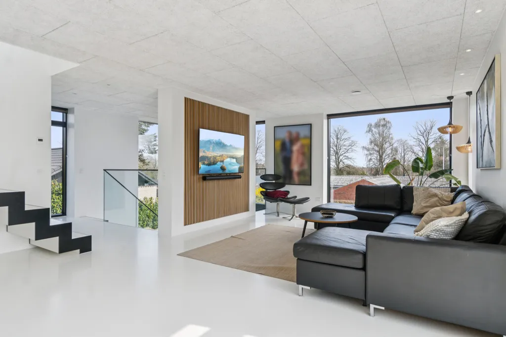 Séjour - Modernised Villa with Terraces in Central Odder