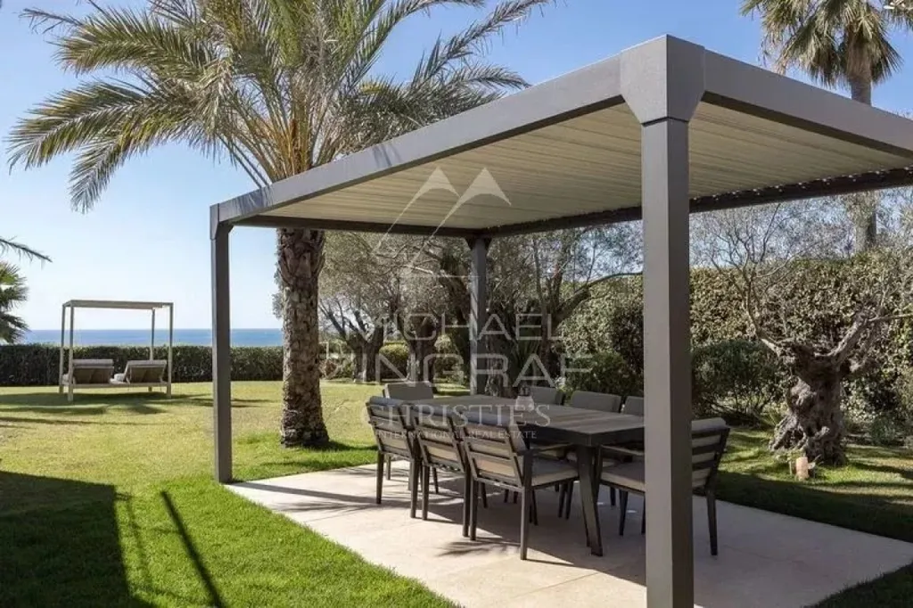 Terrasse - Villa avec Vue Panoramique sur la Mer à SuperCannes