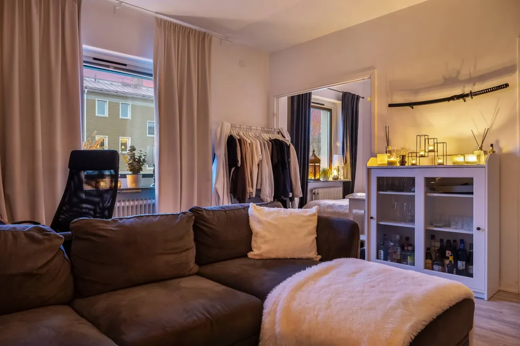 Séjour - Efficient One-Bedroom Flat in Haga, Norrköping