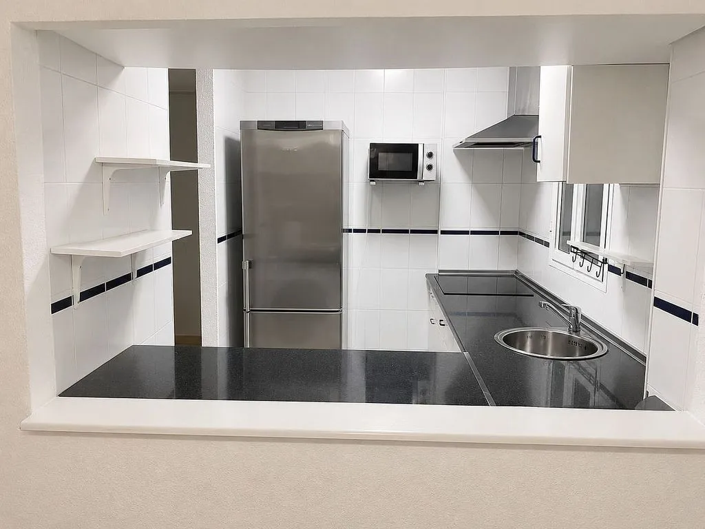 Köök - Apartment with Pool and Terrace in Torrequebrada