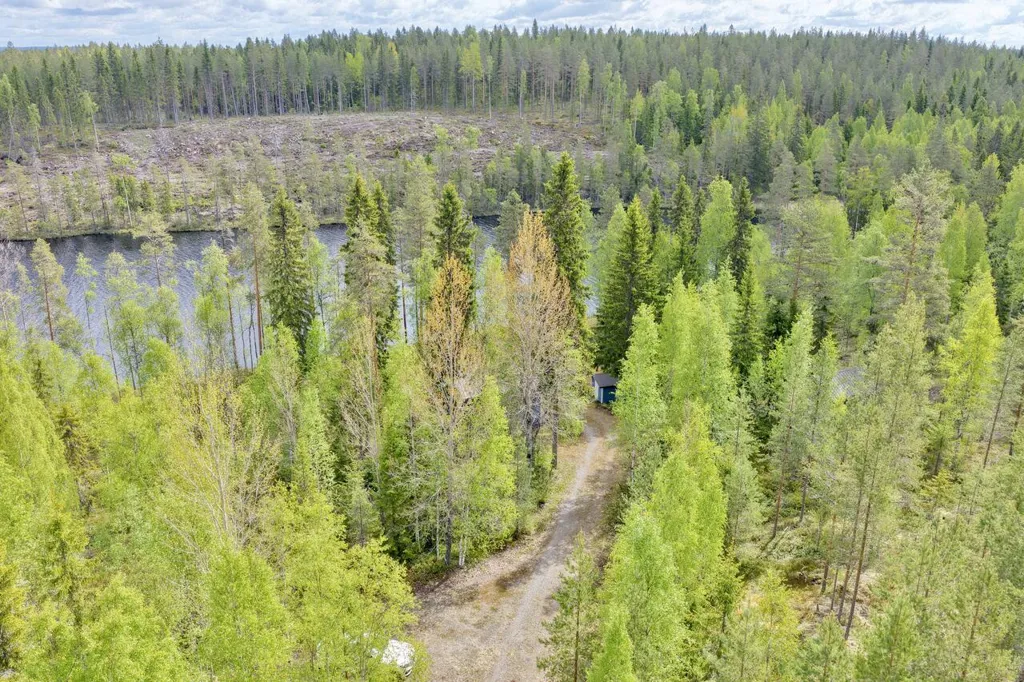 Vue aérienne - Cottage with Private Lakefront in Töysä