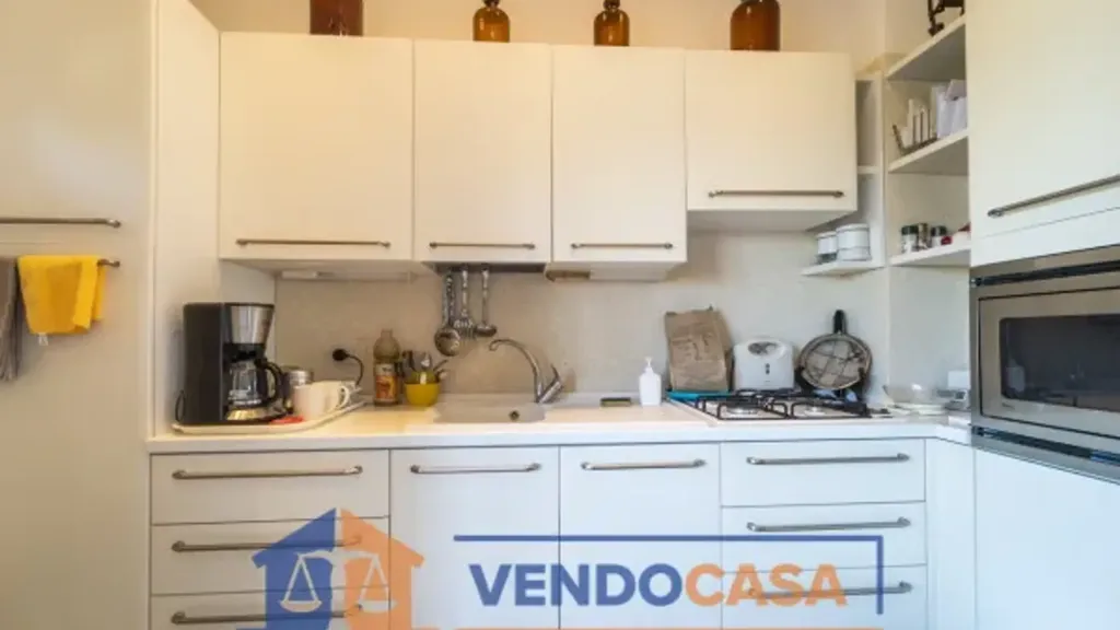 Köök - Luxury Penthouse with Panoramic Terrace in Cuneo