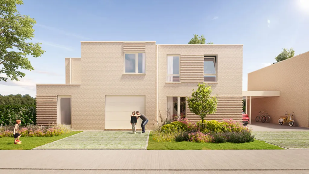 Newly Built Homes with Solar Panels in Astene