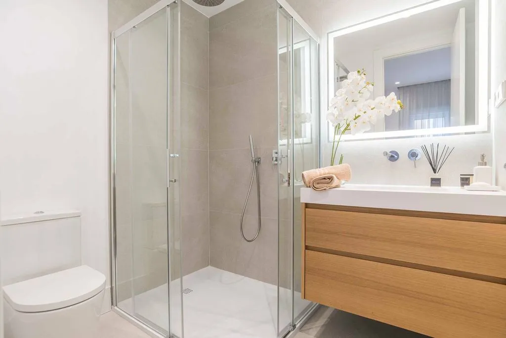 Salles de bain - Renovated Flat with City View in Madrid
