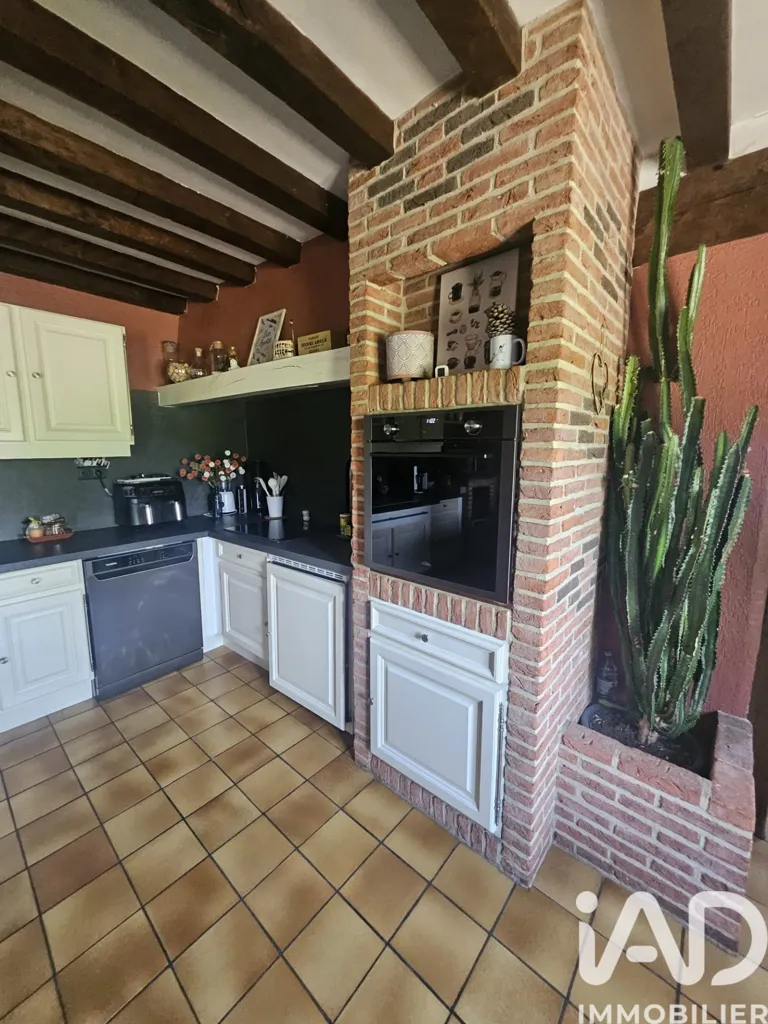 Cuisine - Longère Charmante avec Jardin à Bosc-Édeline