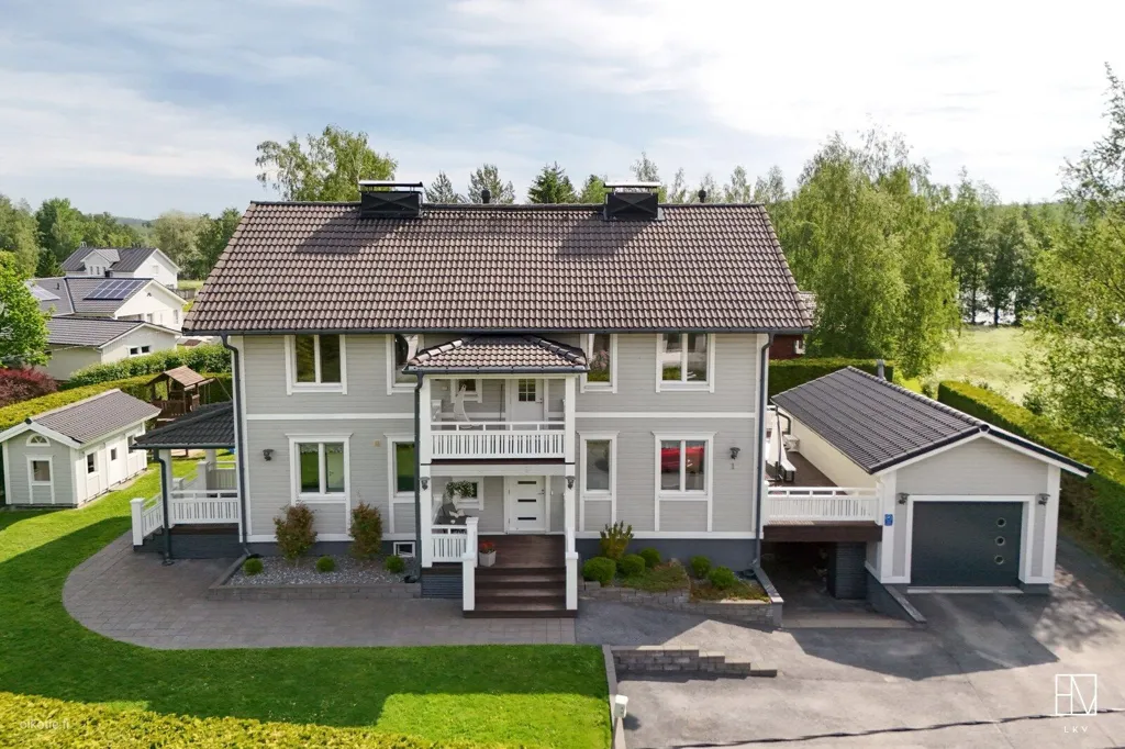 Vue aérienne - Converted Loft with Sauna in Lempäälä
