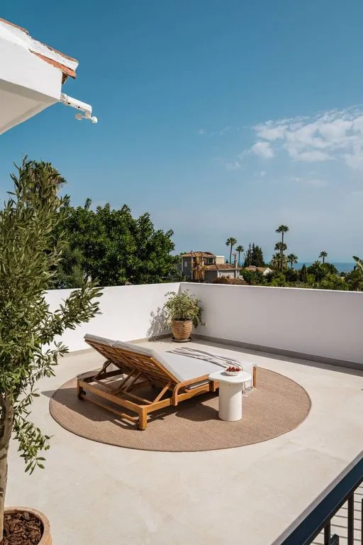 Terrasse - Contemporary Villa with Sea Views in Marbella