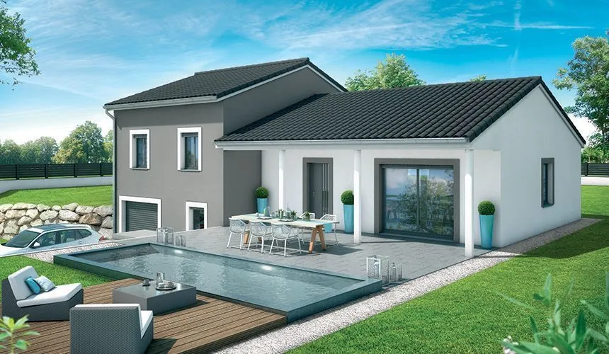 New Villa with Garden in Corronsac
