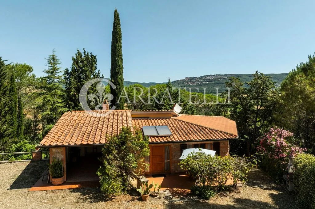 Vue aérienne - Luxury Villa with Panoramic Pool near Massa Marittima