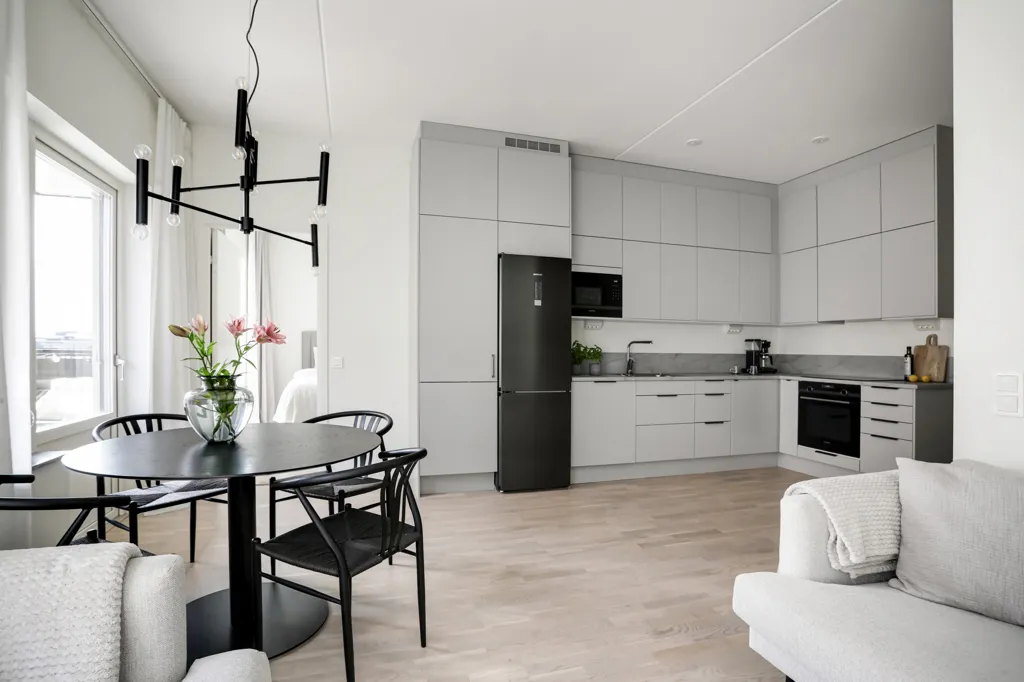 Köök - Modern Flat with South-Facing Balcony in Göteborg