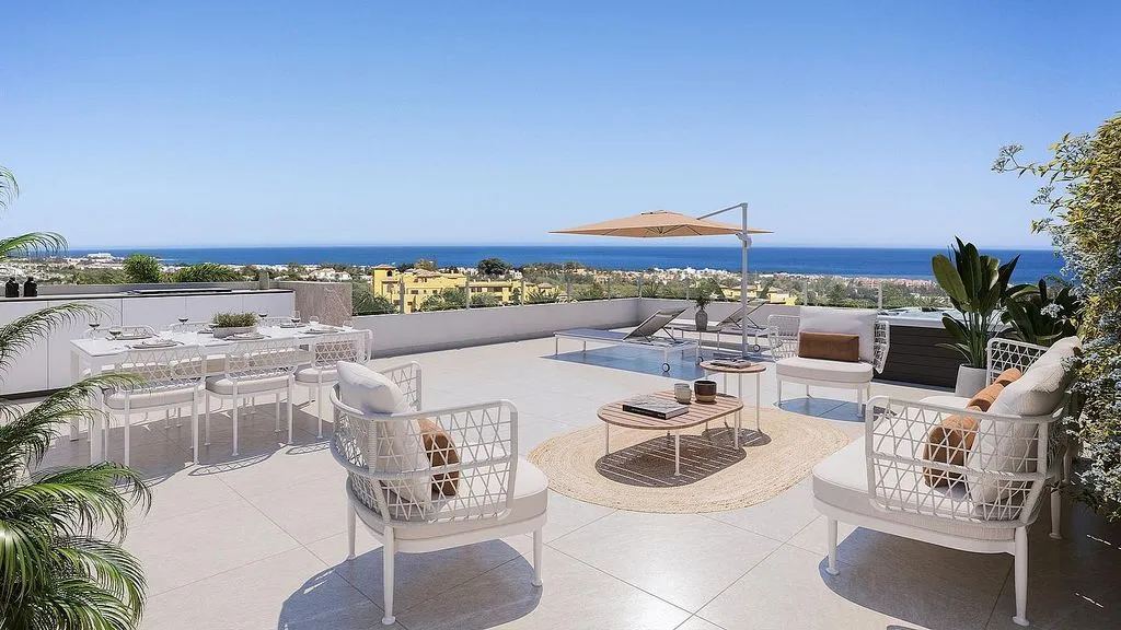 Terrasse - Semi-detached House with Pool in El Padrón