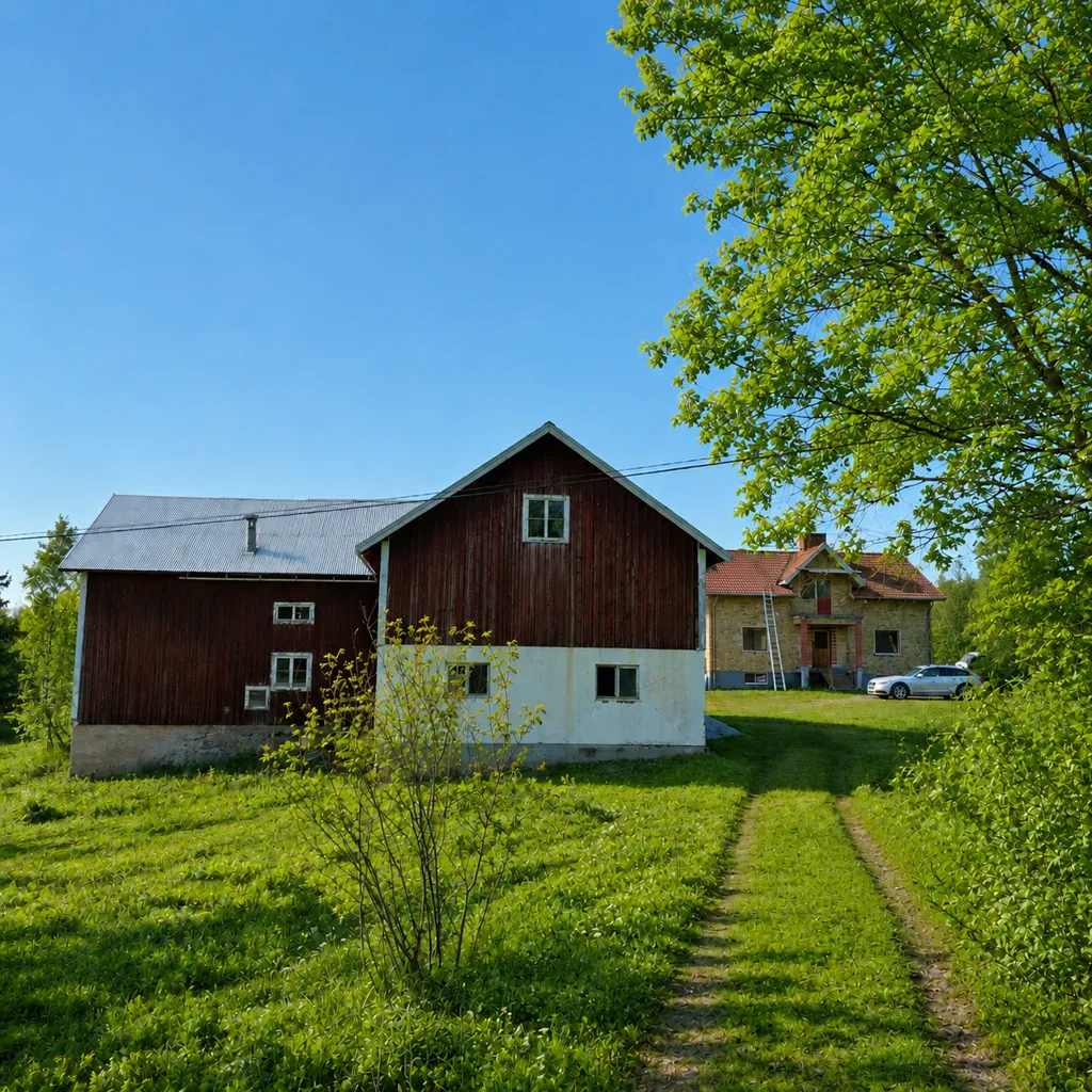 Esterno - Farmhouse with Garden in Änderåsen