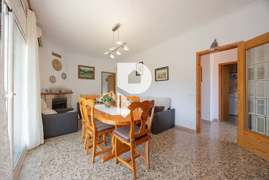 Dining Room - Chalet with Pool and Terrace in Corbera de Llobregat