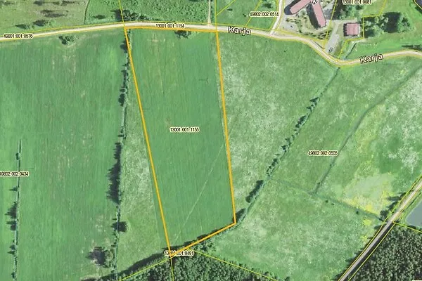 Plan - Arable Land with Direct Road Access in Mäetaguse