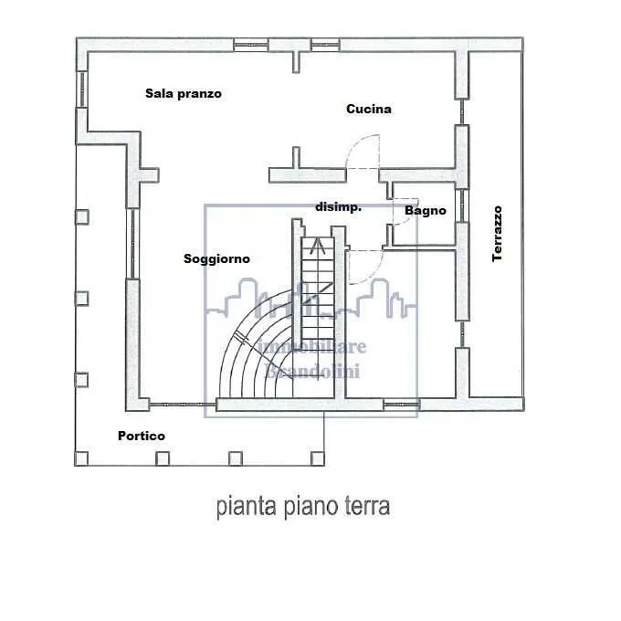 Planimetria - Villa with Lake View in Gavirate