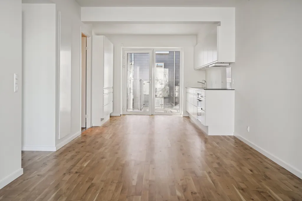 Living Room - Apartment with Balcony in Musicon, Roskilde
