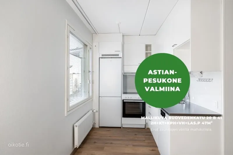Köök - 1-Bedroom Apartment with Balcony in Hervanta