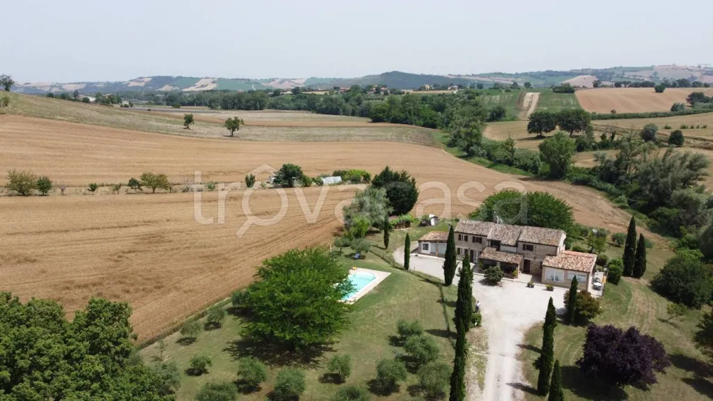 Vista aerea - Rustic Casale with Pool in San Costanzo