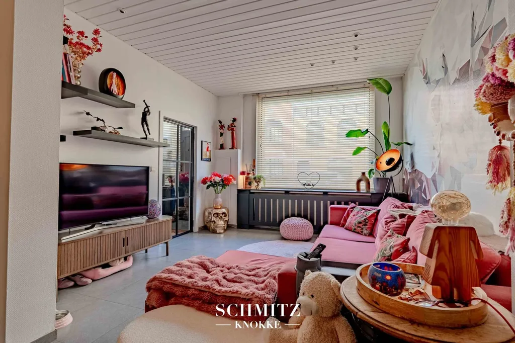 Séjour - Maison Charmante avec Terrasses à Knokke