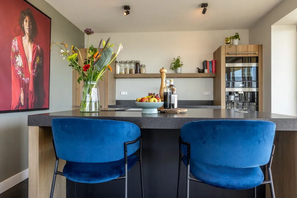 Kitchen - Apartment with Skyline View on 27th Floor in Rotterdam