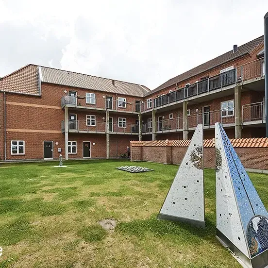 Garden - 3-Bedroom Flat with Garden in Ølgod