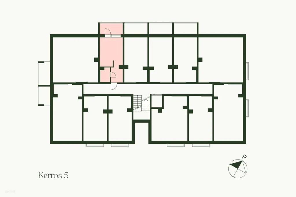 Floor Plan - Bright Penthouse with Balcony in Hämeenlinna