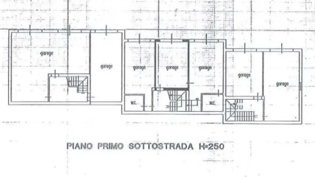 Plan - Terraced Apartment with Garage in Serramazzoni