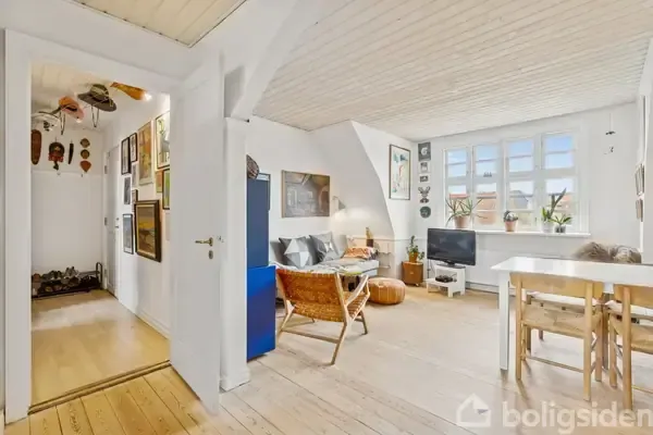 Séjour - Bright 2-Bedroom Apartment in Silkeborg
