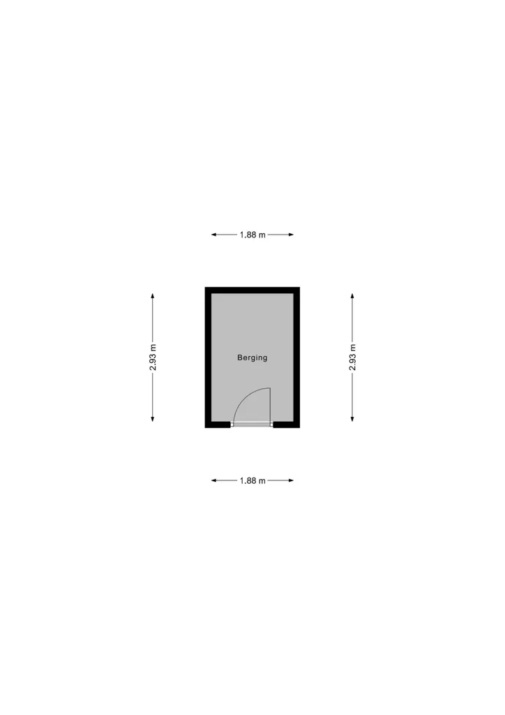Floor Plan - 3-Bedroom Apartment with Balcony in Arnhem