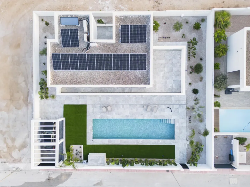 Vue aérienne - Detached Villa with Pool in La Marina, San Fulgencio