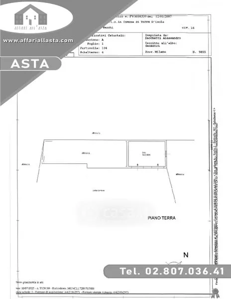 Plaan - Apartment with Double Garage in Torre d'Isola