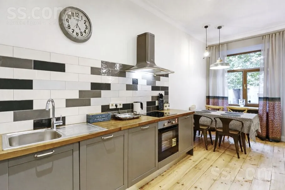 Cucina - Modern 2-Bedroom Apartment in Riga Centre