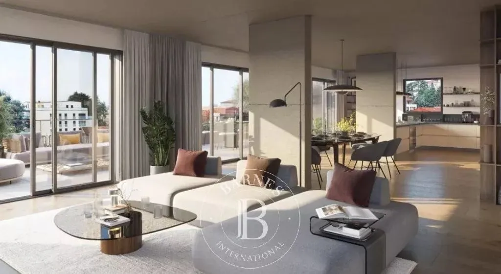 Séjour - Appartement Neuf avec Balcon à Saint-Didier-au-Mont-d'Or