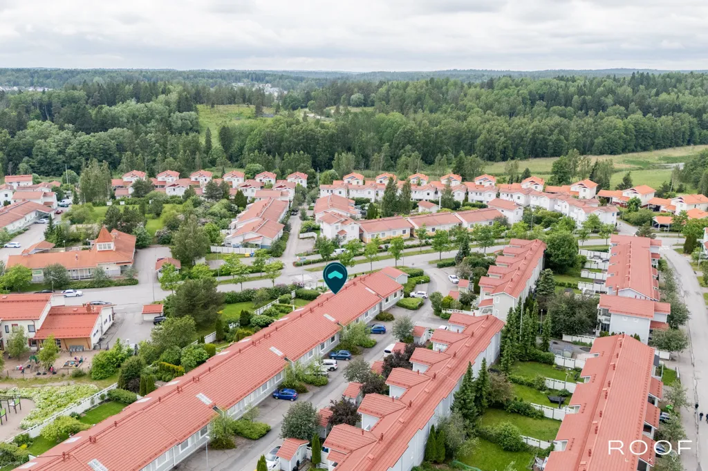 Vue aérienne - Modern Flat with Garden in Sundsberg