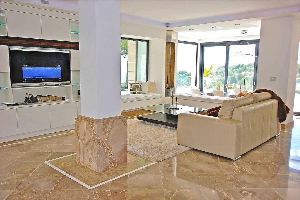 Living Room - Chalet with Pool and Terrace in Bendinat