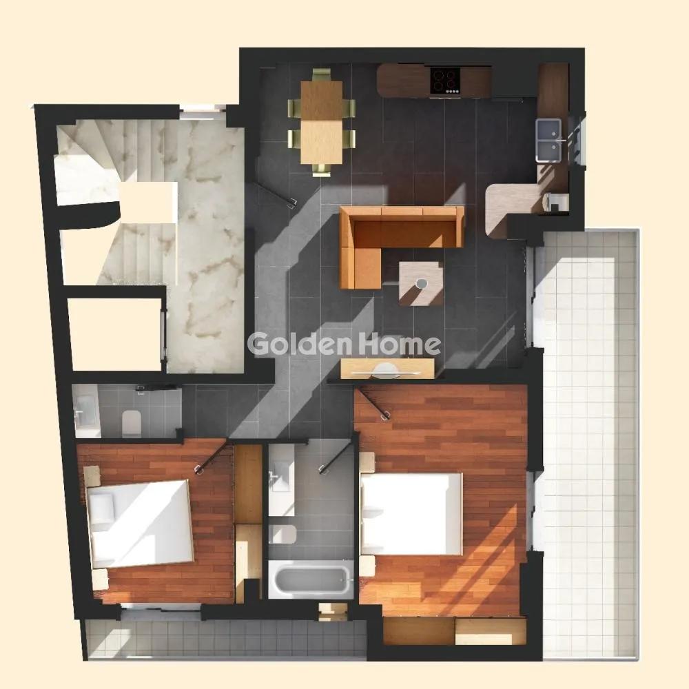 Plan - Appartement 2 pièces à GR