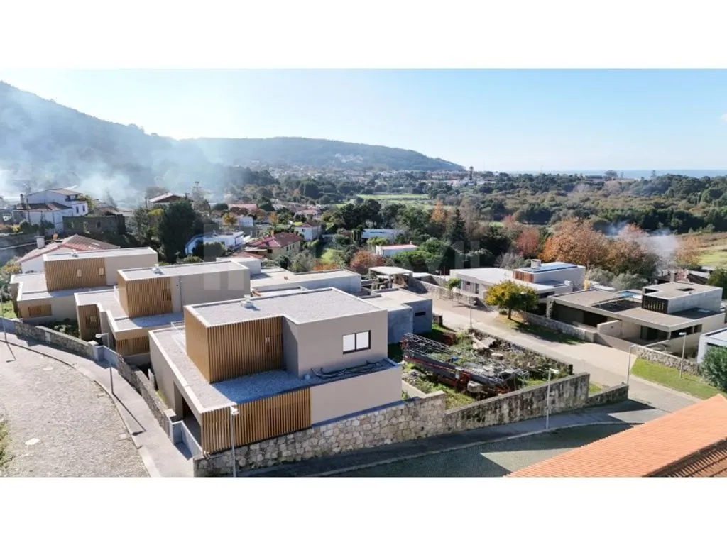 Aerial - Modern Villa with Pool near Caminha