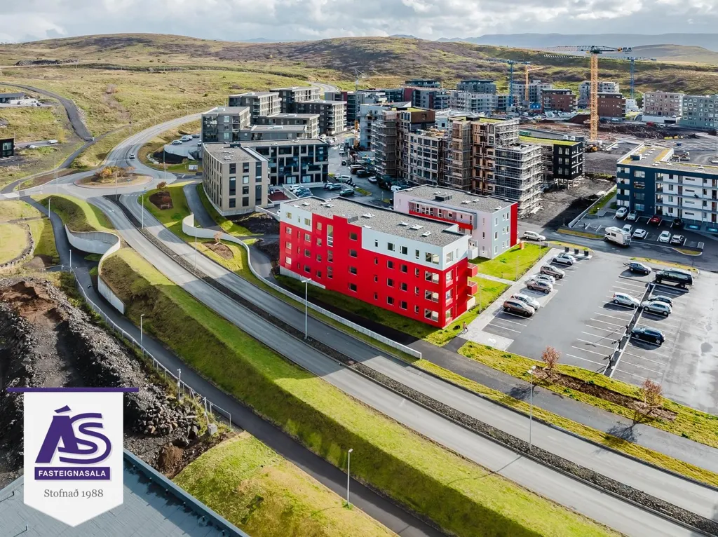 Vue aérienne - New 4-Storey Apartment with Elevator in Hafnarfjörður