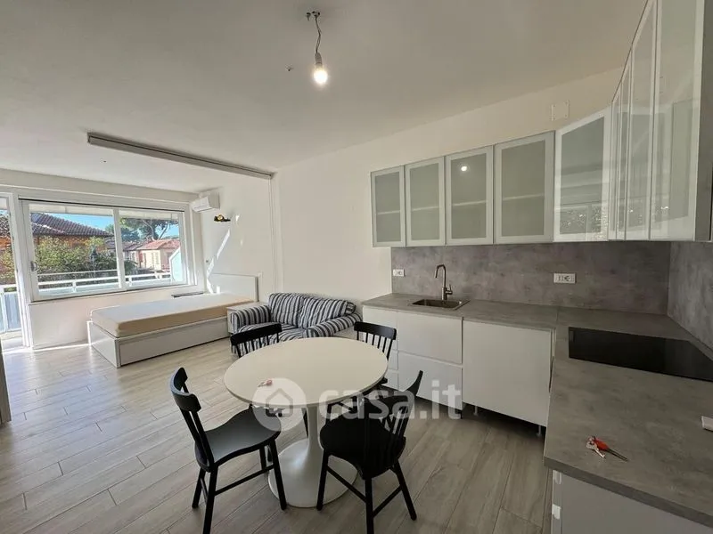 Köök - Modern Studio with Balcony in Cervia