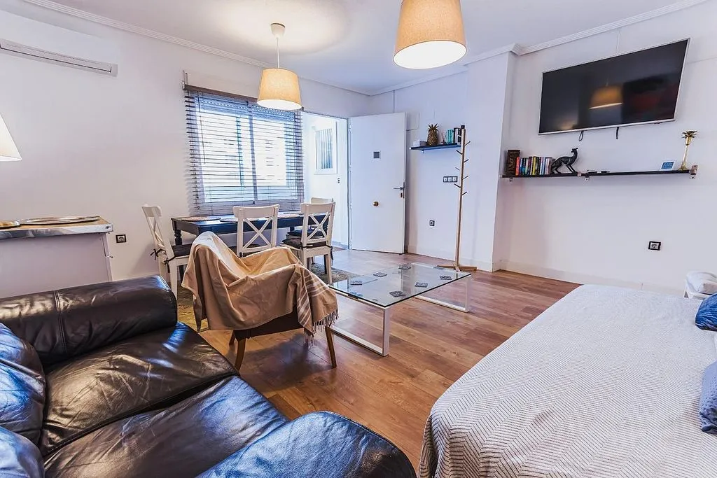 Living Room - Holiday Apartment with Terrace in Torrevieja