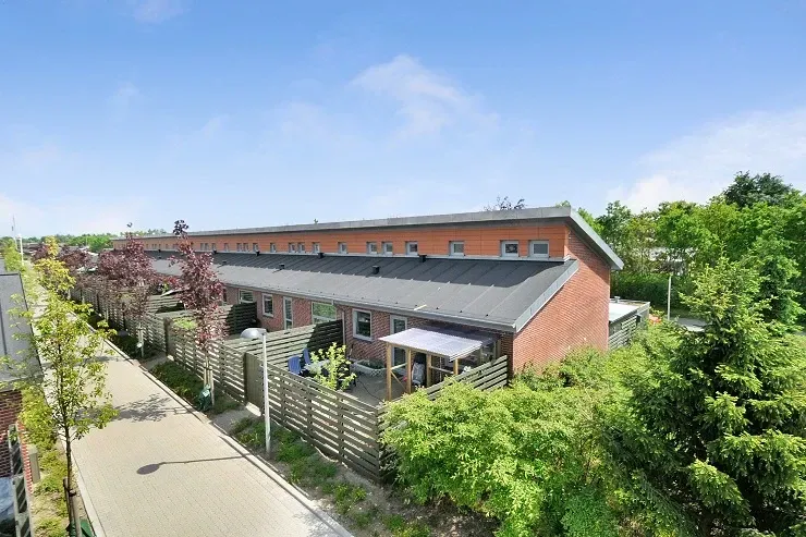 Vue aérienne - Apartment with Garden in Billund