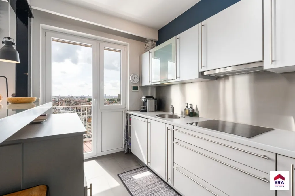 Modern Apartment with Basilica View in Ganshoren