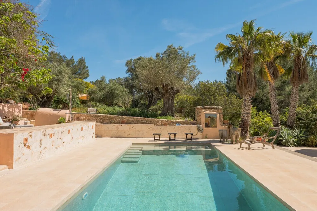 Piscine - Historic Chalet with Pool and Terrace in Sant Josep