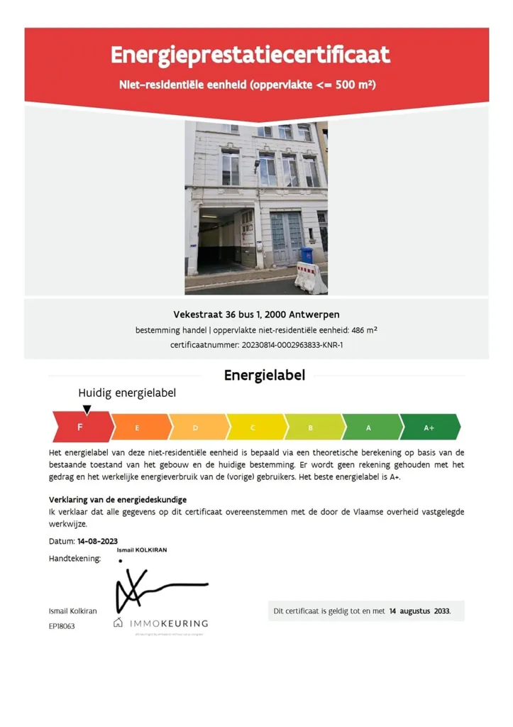 Mixed-Use Building with Development Potential in Antwerp
