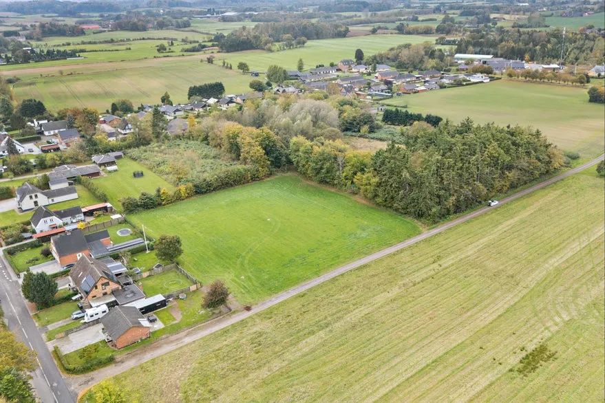 Õhuvaade - Project Plot for Modern Terraced Houses in Veflinge