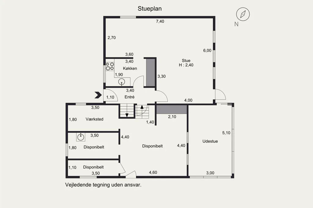 Plan - 1956 Villa with Garden in Fredericia