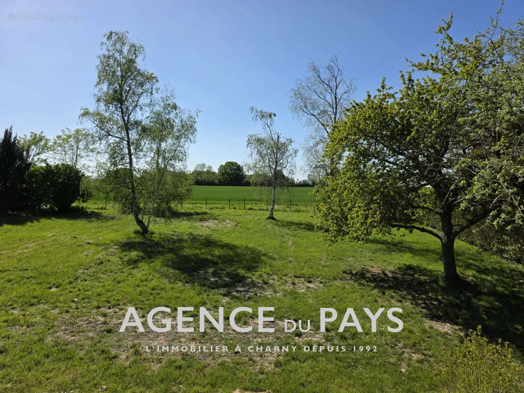 Jardin - Maison Contemporaine avec Jardin à Charny