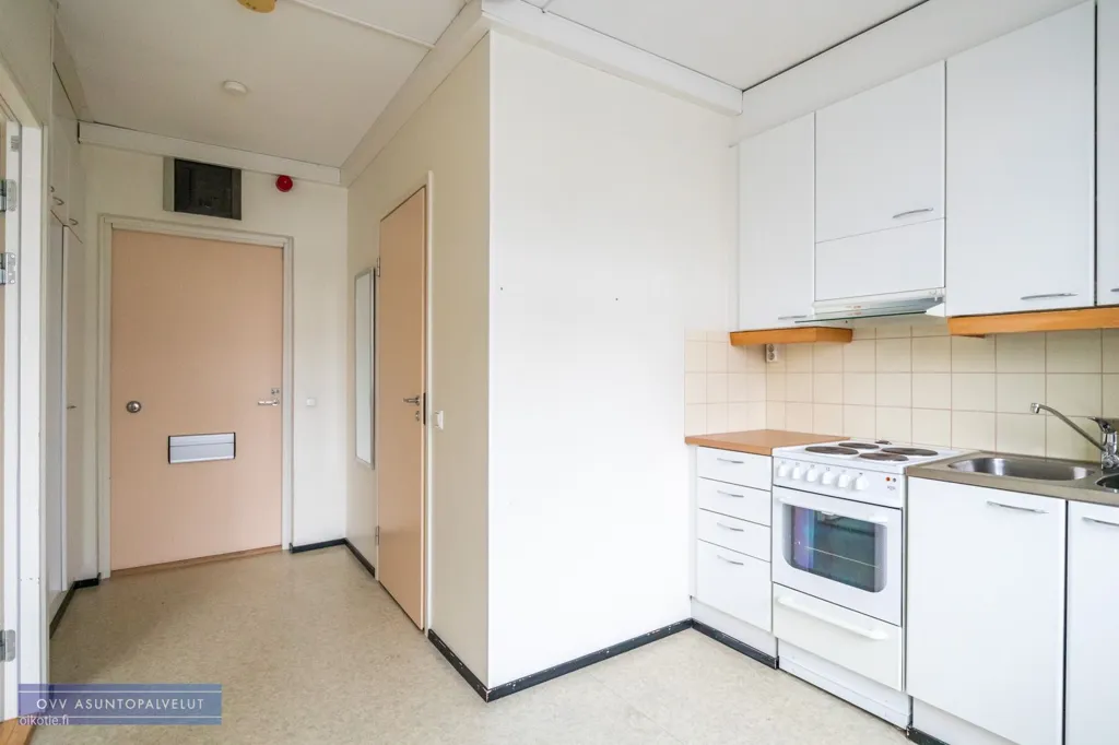 Cucina - Studio Flat with French Balcony in Tuulikallio, Imatra