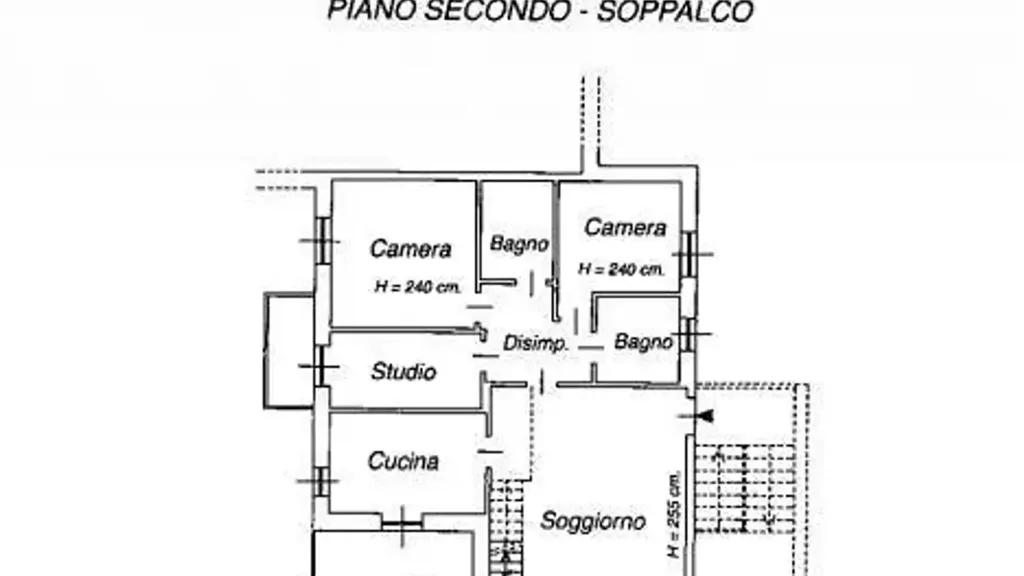 Plan - Apartment with Mountain View in Courmayeur