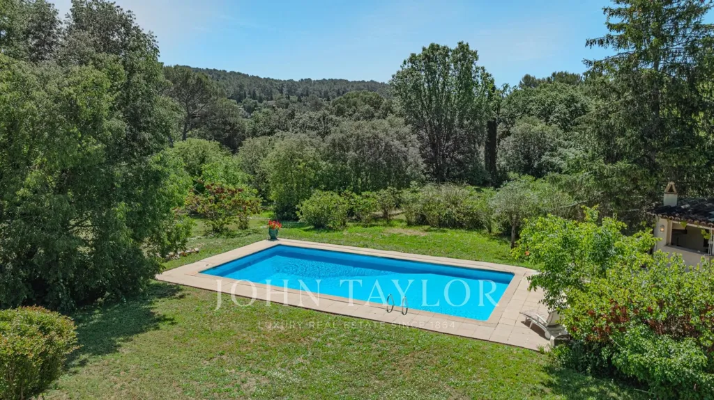 Vista aerea - Luxury Villa with Pool in Grasse